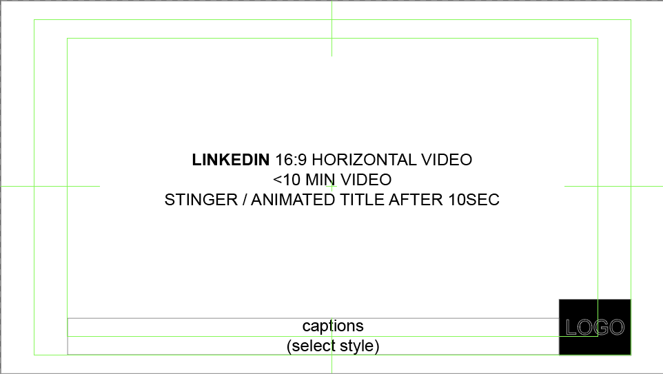 LinkedIn 16:9 Horizontal Video Template